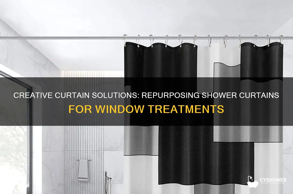 can you make curtains out of shower curtains