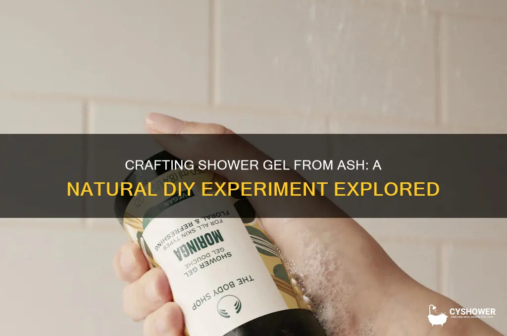 can you make shower gel from ash