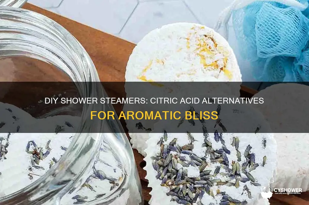 can you make shower steamers without citric acid