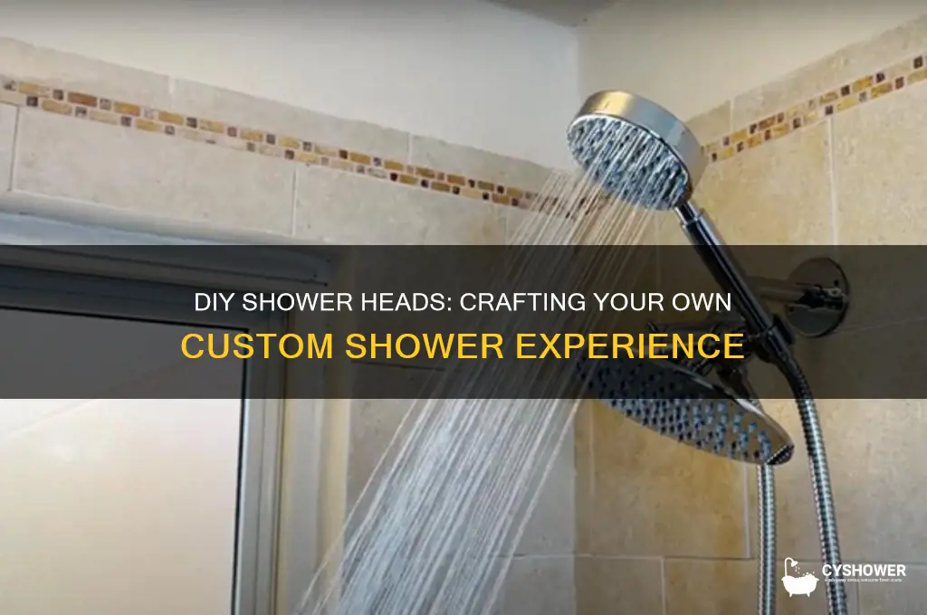 can you make your own shower heads