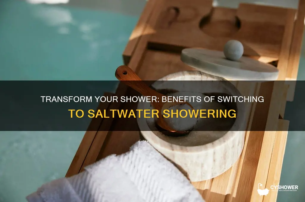 can you make your shower a salt water shower