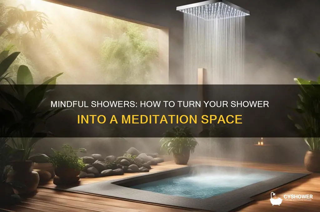 can you meditate in shower
