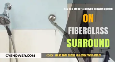 Mounting Curved Shower Curtain on Fiberglass Surround: Tips and Tricks