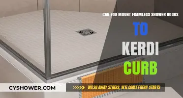 Mounting Frameless Shower Doors on Kerdi Curb: A Comprehensive Guide