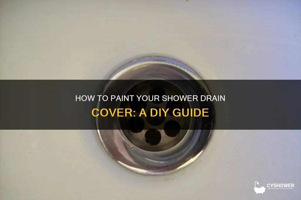 can you paint a shower drain cover
