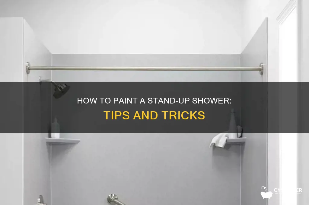 can you paint a stand up shower