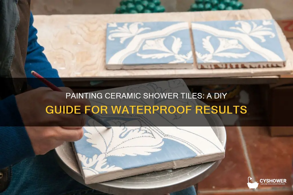 can you paint ceramic tile in a shower