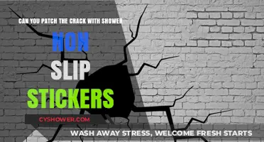 Patching Cracks with Shower Non-Slip Stickers: A Safe DIY Solution?
