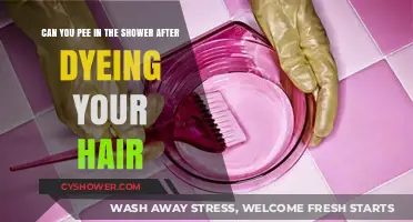 Peeing in the Shower Post-Hair Dye: Safe or Stain Risk?