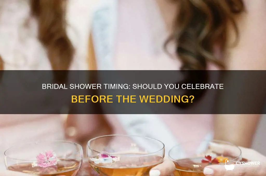 can you post bridal shower before the wedding