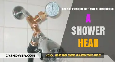 Pressure Testing Water Lines: Can a Shower Head Handle the Task?