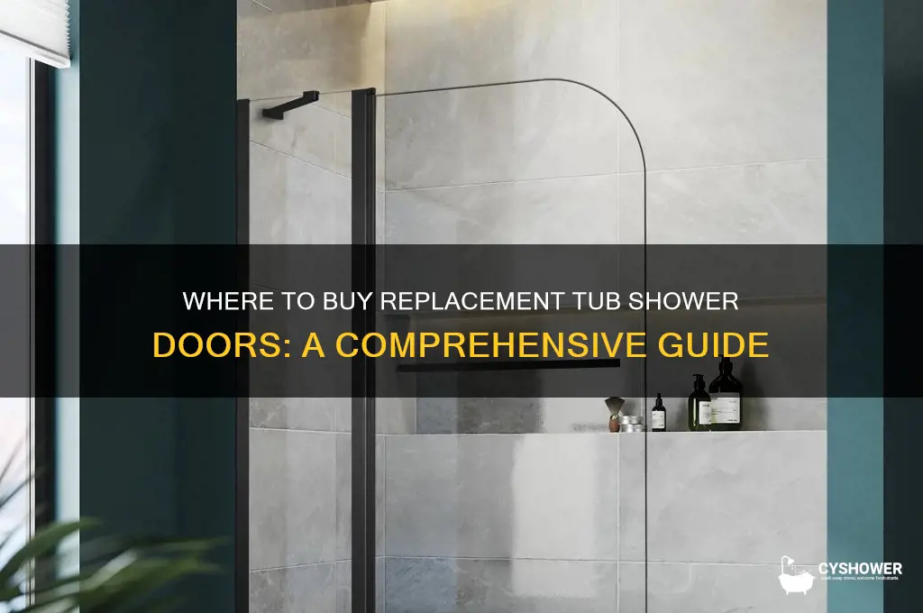 can you purchase replacement tub shower doors