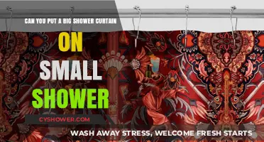 Big Shower Curtain on Small Shower: Tips and Tricks