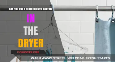 Can You Dry a Cloth Shower Curtain in the Dryer?