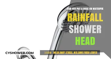 Can You Attach a Hose to Waterpik Rainfall Shower Head?