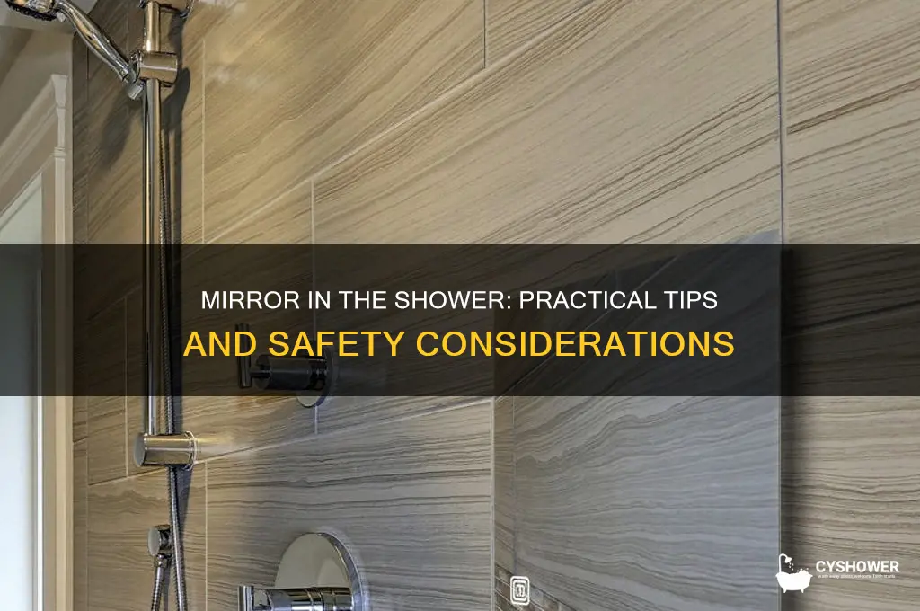 can you put a mirror in the shower