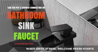 Can You Connect a Shower to Your Bathroom Sink Faucet?