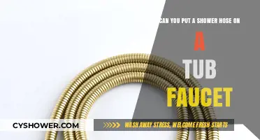 Can You Attach a Shower Hose to a Tub Faucet?