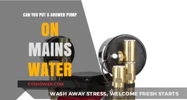 Can You Install a Shower Pump on Mains Water? A Guide