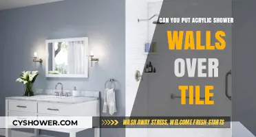 Installing Acrylic Shower Walls Over Tile: A Viable Bathroom Upgrade Option?
