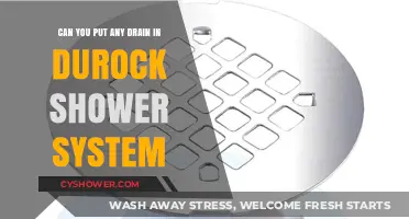 Can You Install Any Drain in a Durock Shower System?
