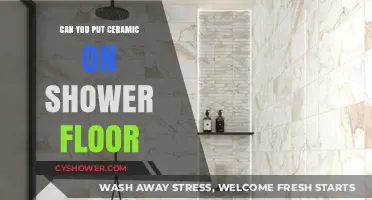 Can You Install Ceramic Tiles on Your Shower Floor? Pros & Cons