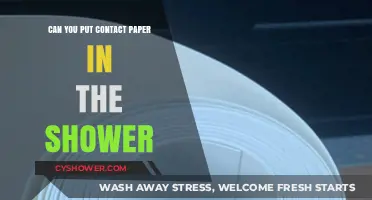 Can Contact Paper Withstand Shower Use? A Practical Guide