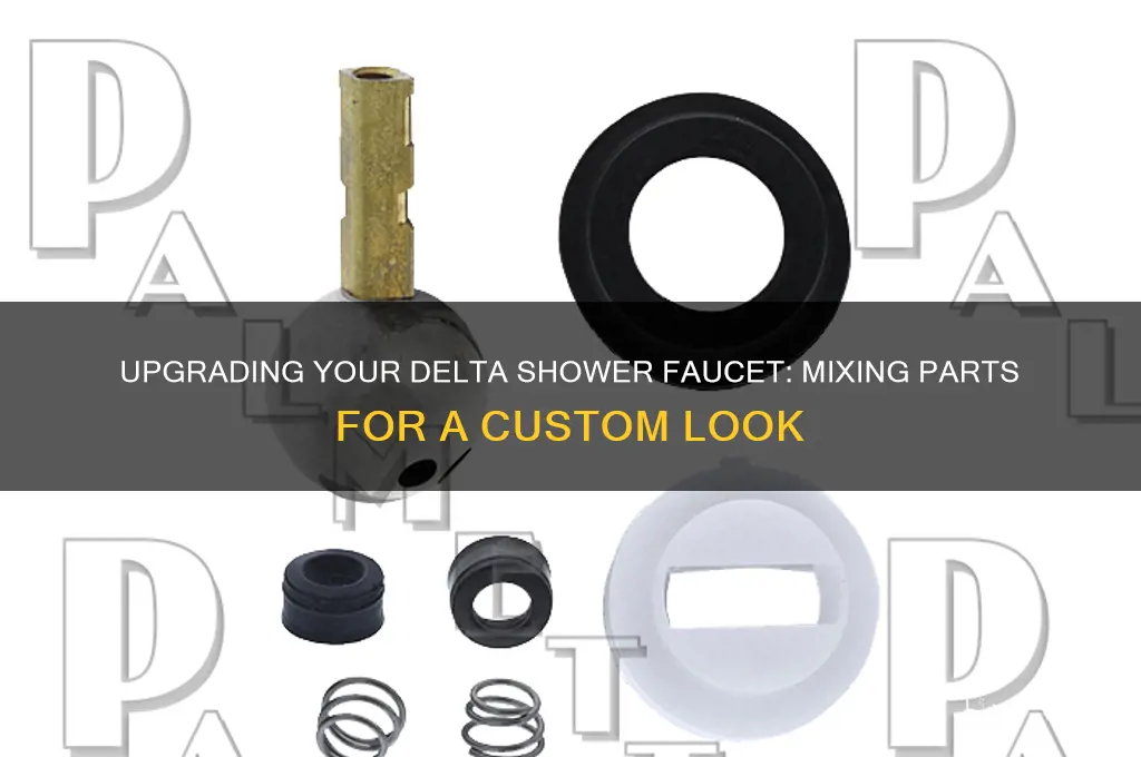 can you put different parts on delta shower faucet