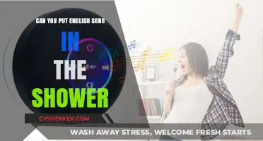 Singing in the Shower: English Songs and Waterproof Speakers
