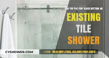 Enhance Your Shower: Adding Fire Glass Under Existing Tile Floors