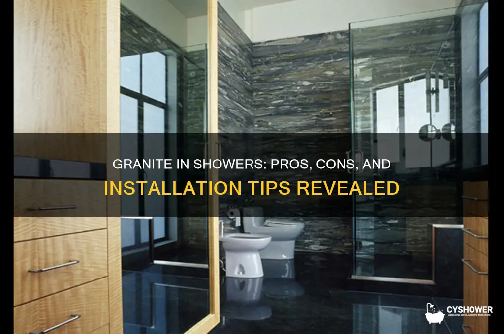can you put granite in a shower