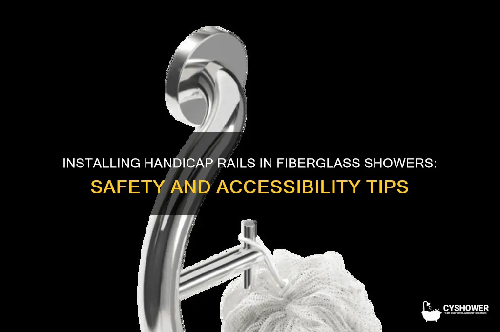can you put handicap rails on a fiberglass shower
