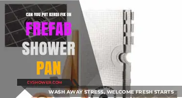 Can You Apply Kerdi-Fix to Prefab Shower Pans? A Guide