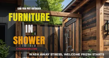 Can Outdoor Furniture Go in the Shower? Pros, Cons, and Tips