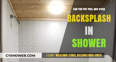 Peel and Stick Backsplash in Showers: A Waterproof Solution?