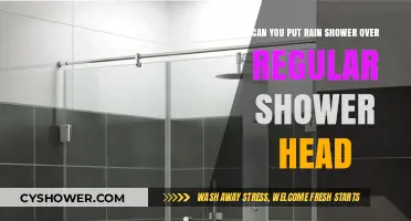 Can You Install a Rain Shower Over a Regular Shower Head?