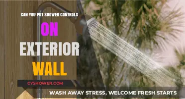 Can You Install Shower Controls on Exterior Walls? Pros and Cons