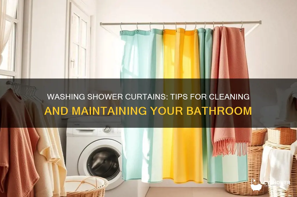 can you put shower curtains in the wash
