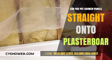 Can You Install Shower Panels Directly on Plasterboard? A Guide