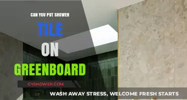 Can You Install Shower Tile on Greenboard? A Complete Guide