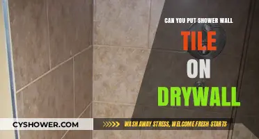 Can You Install Shower Wall Tile Directly on Drywall? A Guide