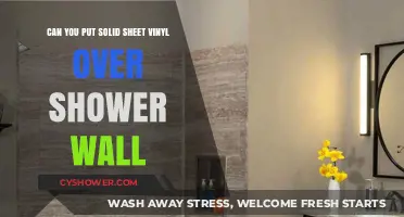 Installing Solid Sheet Vinyl Over Shower Walls: Is It Possible?