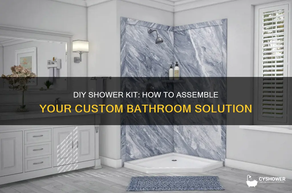 can you put together you own shower kit