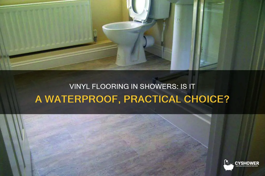 can you put vinyl flooring in shower