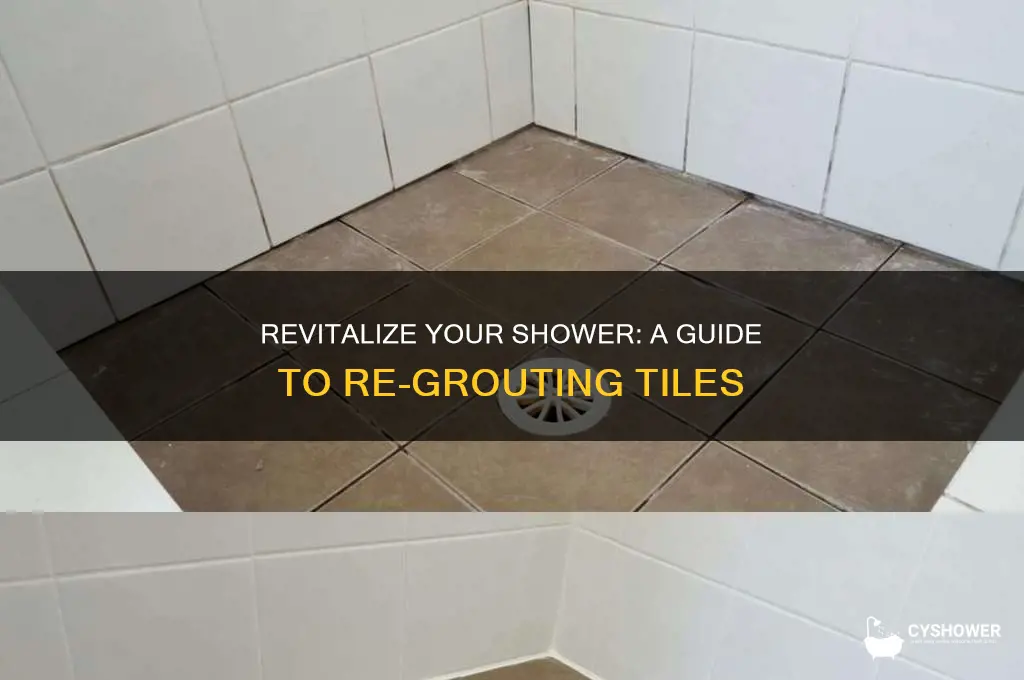 can you re grout shower tiles