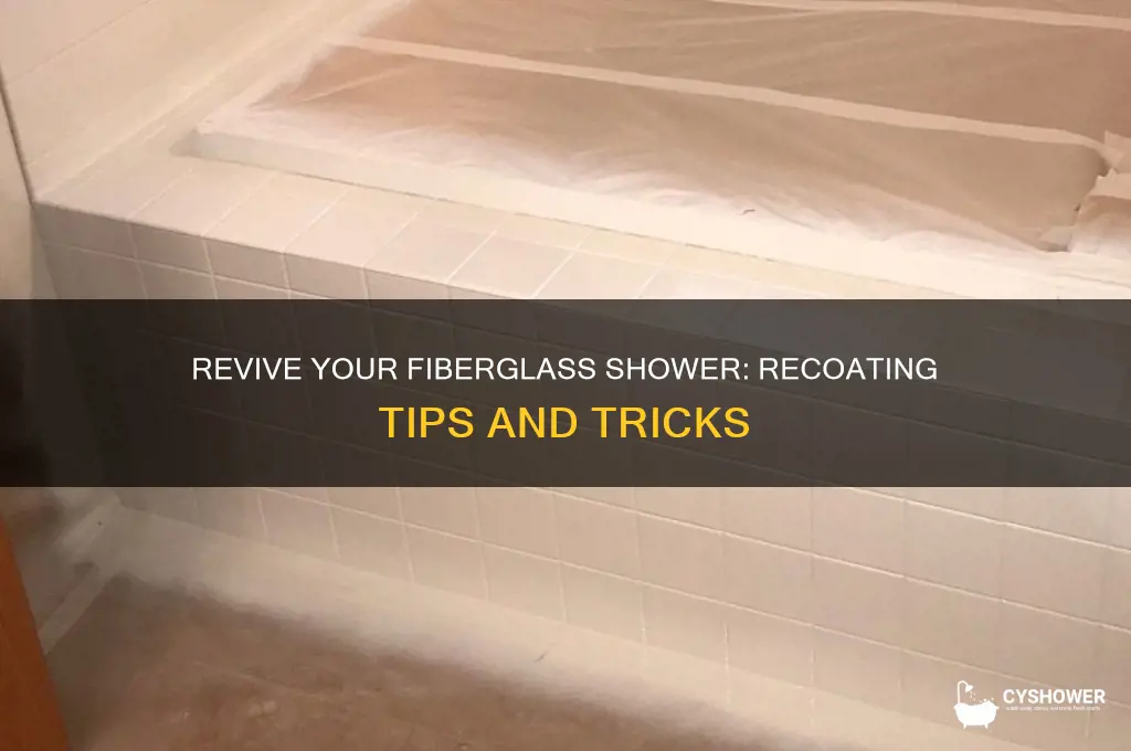 can you recoat a fiberglass shower
