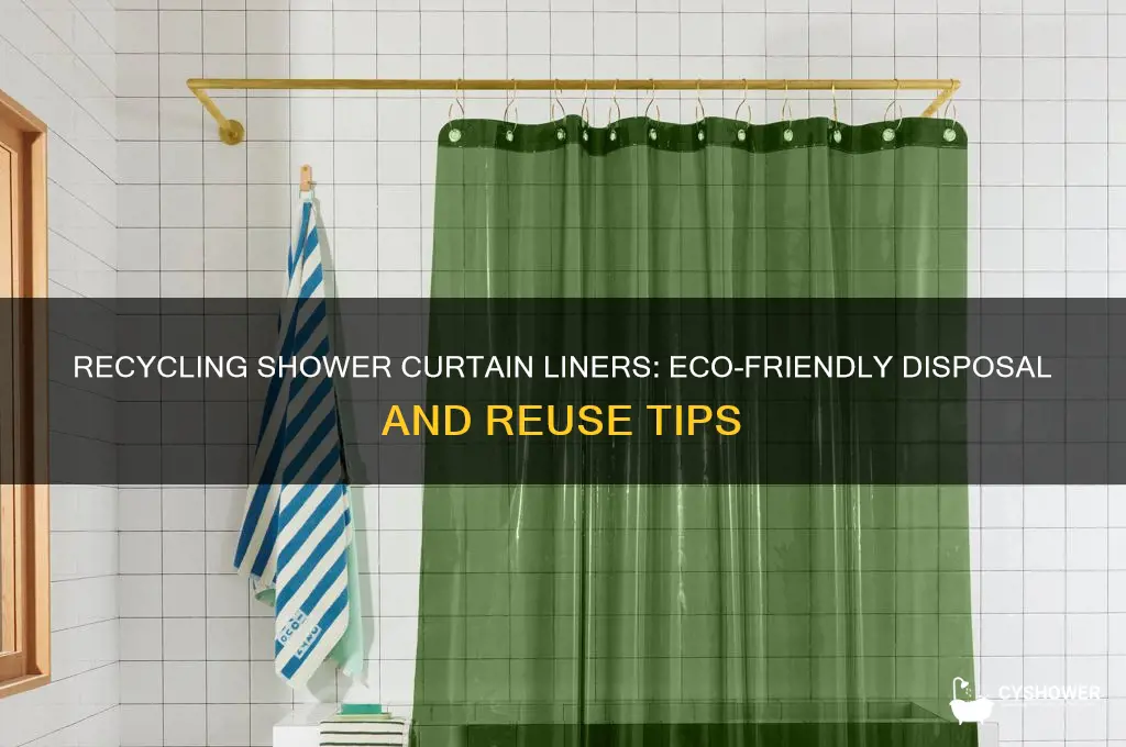 can you recycle a shower curtain liner