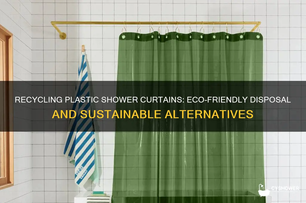 can you recycle aplastic shower curtain