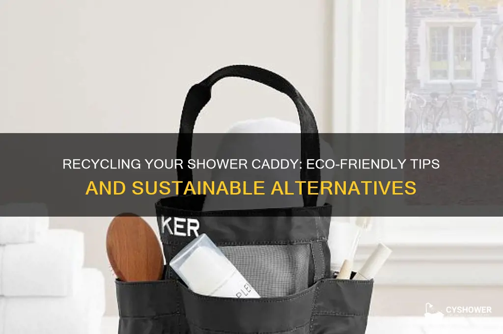 can you recycle shower caddy