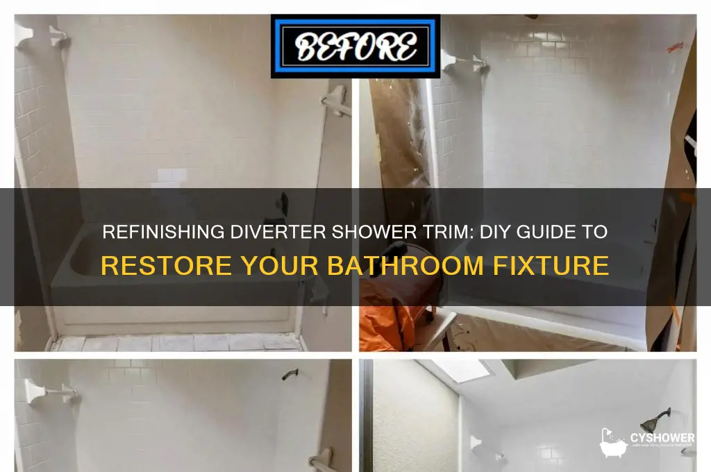 can you refinish a diverter shower trim